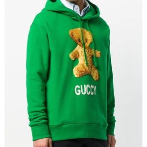 Gucci Embroidered Teddy Bear Vintage Hoodie
